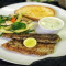 Grilled Fish With Creamy Garlic Sauce