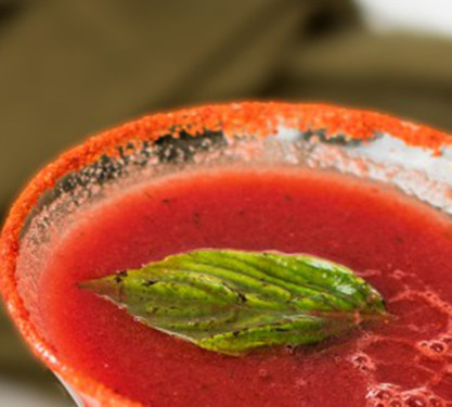 Spicy Watermelon Gazpacho Soup