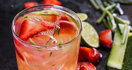 Erdbeer-Gurken-Limette