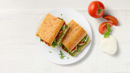 Modernes Caprese-Sandwich