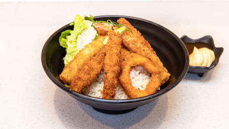 Tempura Seafood Donburi