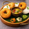 Jain 2Pc Idli , 2Pc Vada .Served With Sambar And Nariyal Chutney.