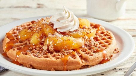 Apple Streusel Waffle