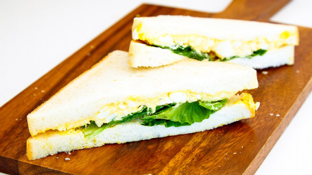 Egg Mayonnaise Lettuce White Sandwich