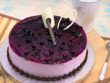 Eggless Blueberry Fruit Cake