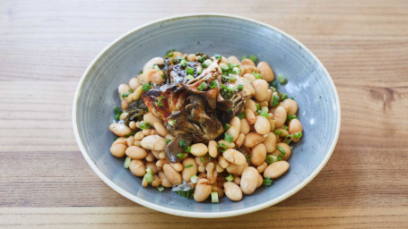 Mushrooms On Bean Stew