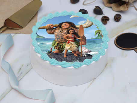 Moana-Themen-Fotokuchen