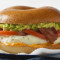 Speck, Avocado-Tomaten-Eiweiß-Sandwich