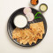 2 Aloo Paratha With Curd, Chutney Pickle