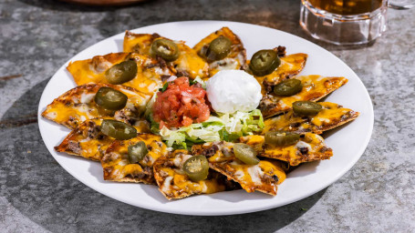 Klassische Nachos Mit Rindfleisch