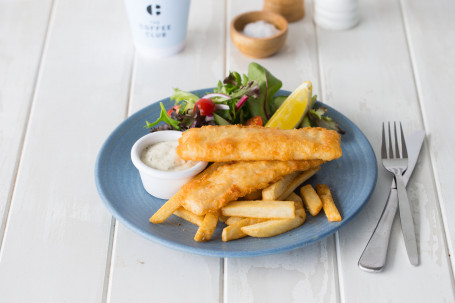 Beer Battered Whiting And Chips