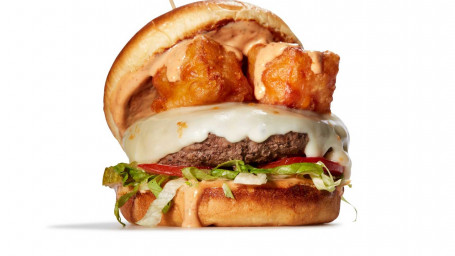 Cheese Curd Cheeseburger