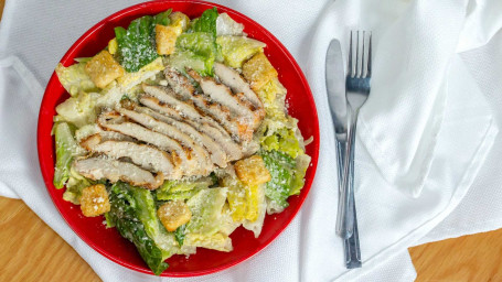 Caesar-Salat Mit Gegrilltem Hühnchen