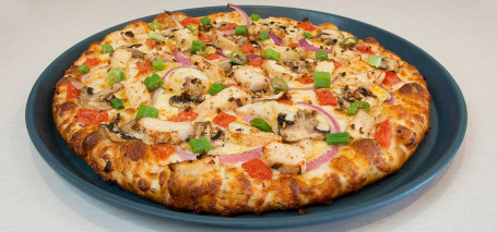 Personal Chicken And Garlic Gourmet Pizza