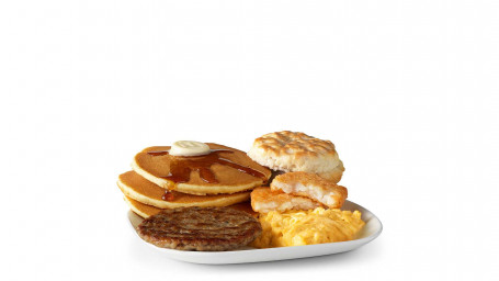 Großes Frühstück Mit Hotcakes