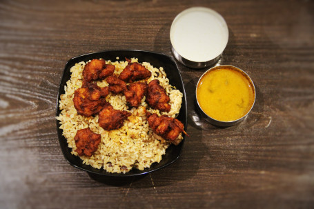 Boneless Chicken 65 Biriyani (650 Gms)