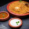 Chicken Briyani With Raitha Chicken Gravy
