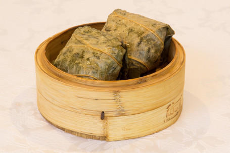 Chicken Sticky Rice In Lotus Leaf