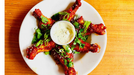 Parmesan Garlic Fried Chicken Wings