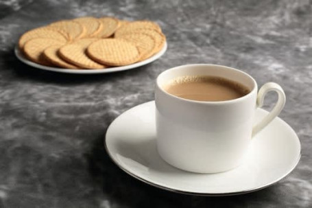 Ginger Tea With Biscuits