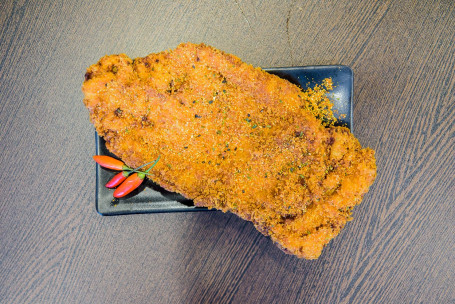 Giant Japanese Spicy Chicken Schnizel