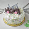 Litchi White Forest Cake (500 Gms)