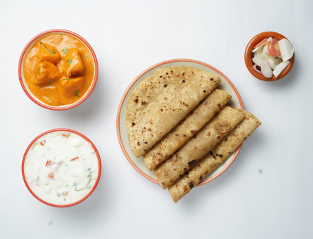 2 Pc Aloo Paratha With Raita