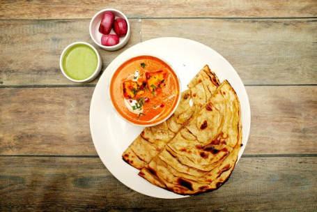 Handi Paneer With Lachha Paratha