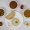 Bhojan Thali (Dal Fry, Rasedar Sabji, Sukhi Sabji, Plane Rice, 4 Tawa Roti, Salad,Achar,Boondi