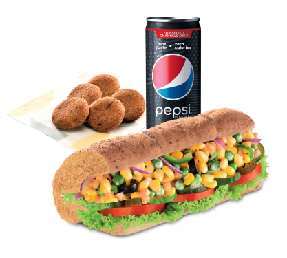 Drink Rs 1 With Veg Sub Combo (15 Cm, 6 Inch