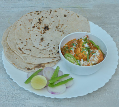 Kadhai Paneer 4 Tawa Roti