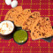 Special Egg Cheese Paratha Hari Chutney