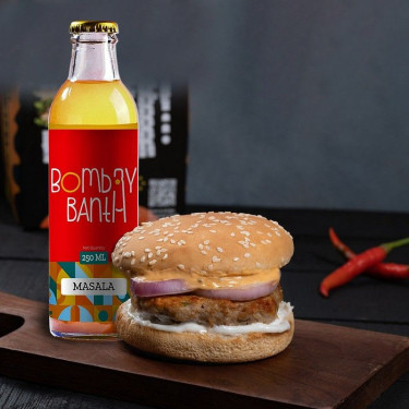 Peri Peri Chicken Burger Masala Lemonade