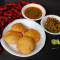 Khasta Kachori Per Plate(2 Pcs) (Served With Aloo Sabzi, Matar Sabzi, Pickle And Salad)