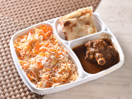 Mutton Gravy 1 Pc Biryani Tawa Roti 2 Pc