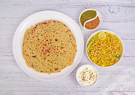 2 Matar Paratha Meal