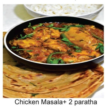 Chicken Masala (Quarter) 2 Paratha