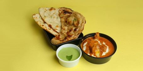 Butter Chicken 2 Pcs Laccha Paratha