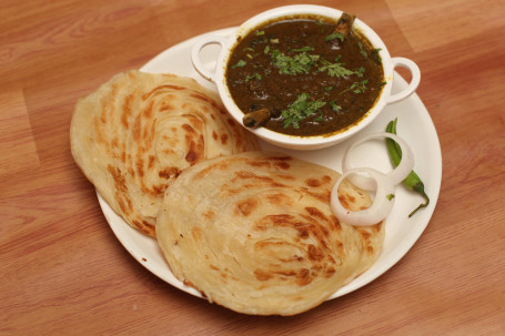 2 Pcs Mutton Korma 2 Mughlai Paratha