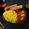 Chilli Chicken+Hakka Noodles+Veg Spring Roll/Momo