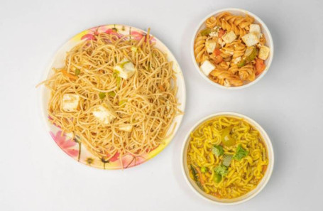 Paneer Noodles Mix Fusilli Pasta Veg Maggi