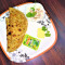 Aloo Paratha (2 Pcs) With Curd, Butter and Pickle