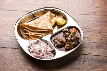 Mutton Curry(1Pc) 2 Tawa Roti