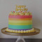 Rainbow Cake Eggless