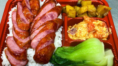 Sausages On Rice 香腸飯