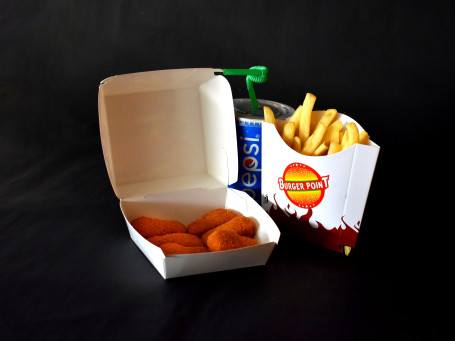 Chicken Nuggets Cold Drink(250Ml) Fries (Small)