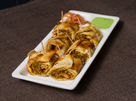 Chicken Saoji Kathi Roll 1 Pc