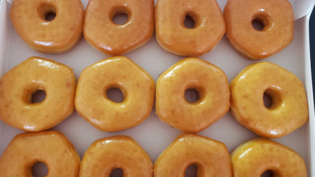 Dutzende Glasierte Donuts