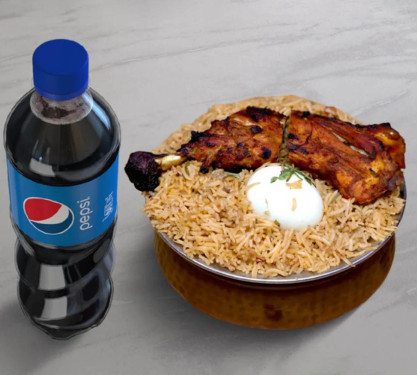 Chicken Biryani (Half) Tandoori Chicken (H) Pepsi 600 Ml Pet Bottle