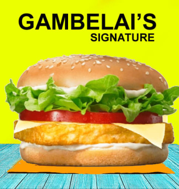 Gumbelai's Signature Veg Paneer Burger